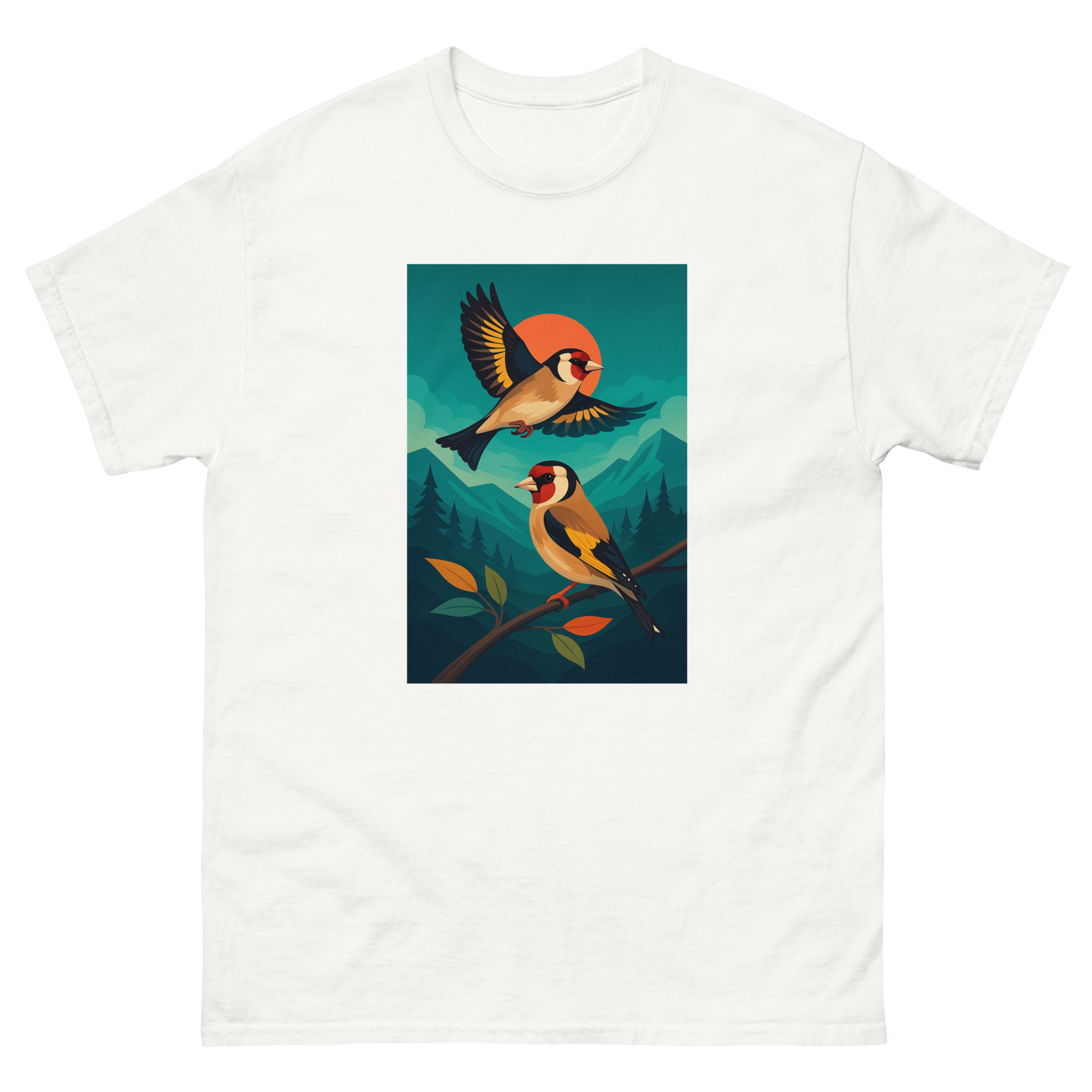 Camiseta “Jilgueros Libres” – Ilustración Artística