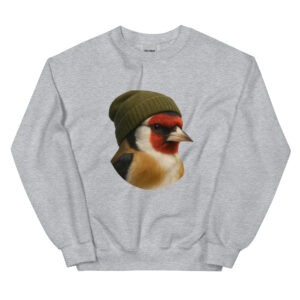 Sudadera “Jilguero con Gorro” – Ilustración Especial