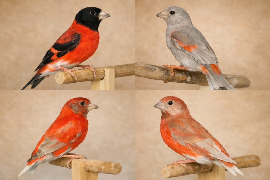 mutaciones del cardenalito de venezuela