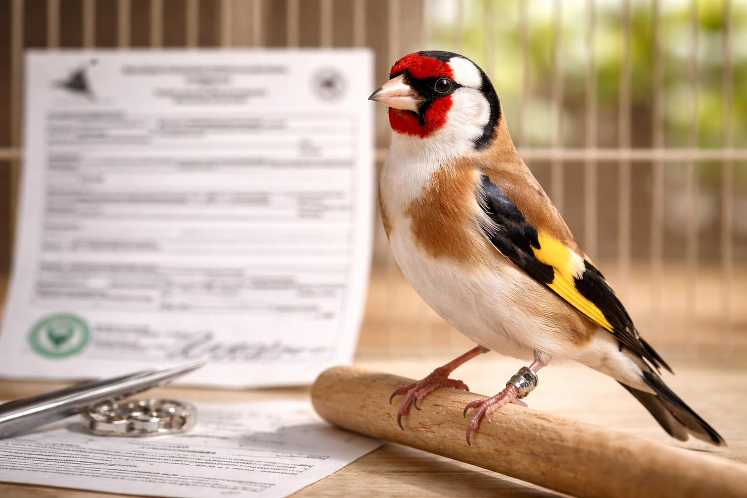 tener y criar jilgueros de forma legal