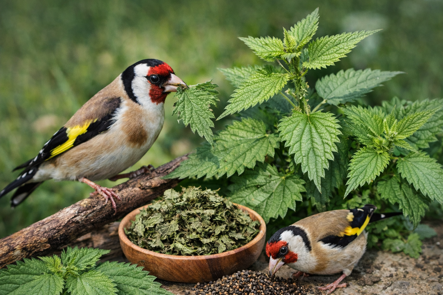ortiga para jilgueros