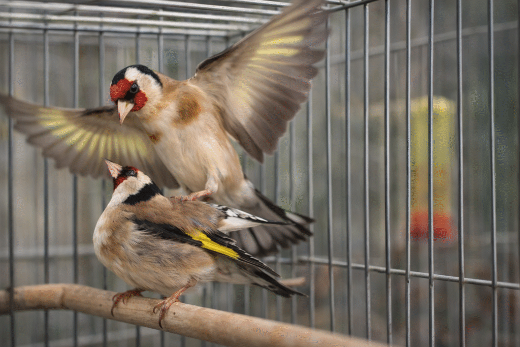 emparejamiento de jilgueros