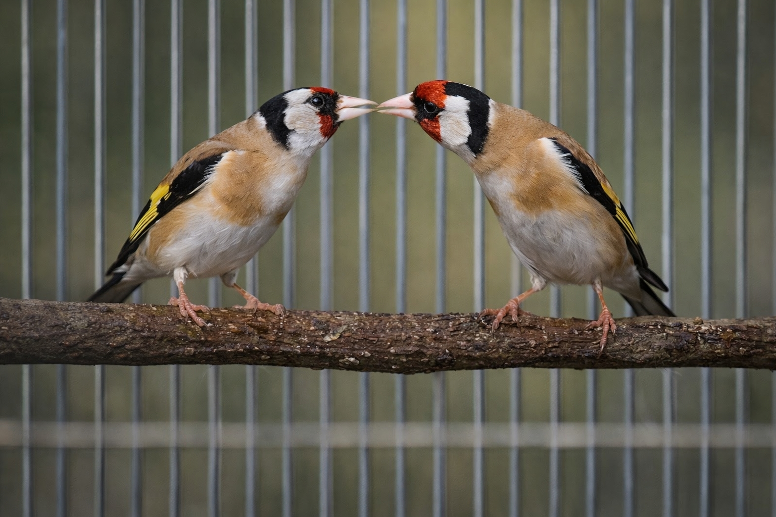 compatibilidad entre pareja de jilgueros
