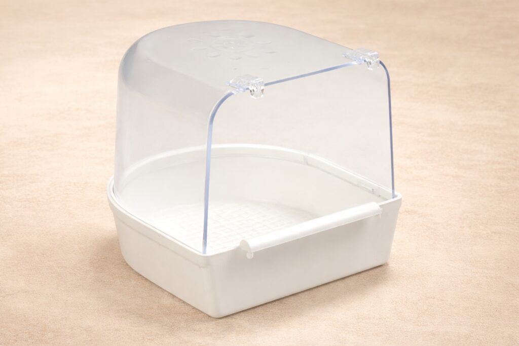 Bañera exterior para pájaros